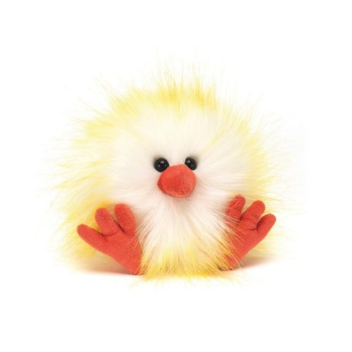 Jellycat - Crazy Chick Yellow & White, 11 cm