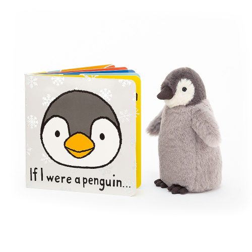 If I Were A Penguin Board Book - Jellycat
