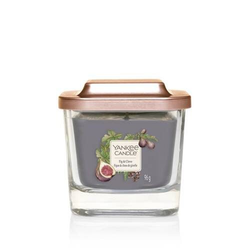 Yankee Candle Elevation Collection - Fig & Clove - Small 1-Wick Square Candle