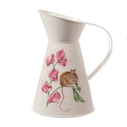 The Pea Thief Mouse Flower Jug - Wrendale Designs