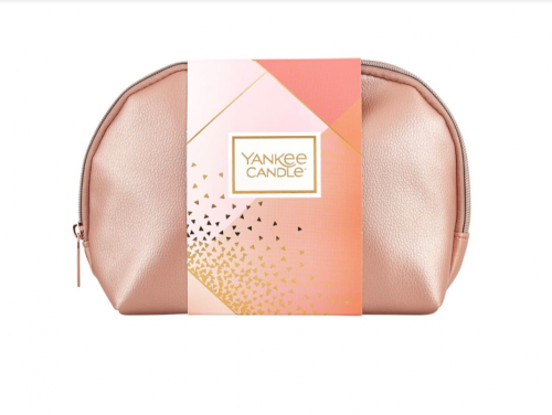 Yankee Candle Pink Cosmetics Bag Gift Set
