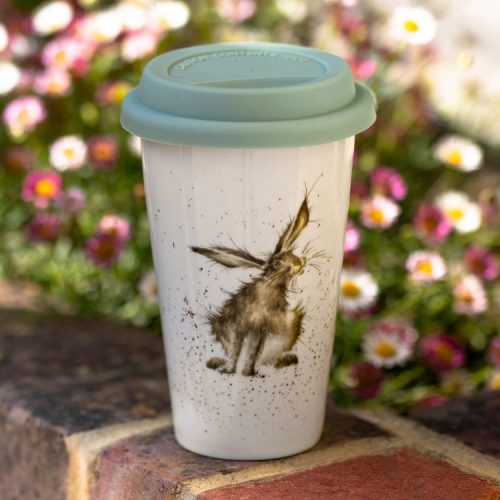 Wrendale Designs Hare Travel Mug with Silicone Lid