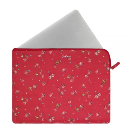Cath Kidston Wimbourne Ditsy Rose Red 15 Inch Laptop Sleeve