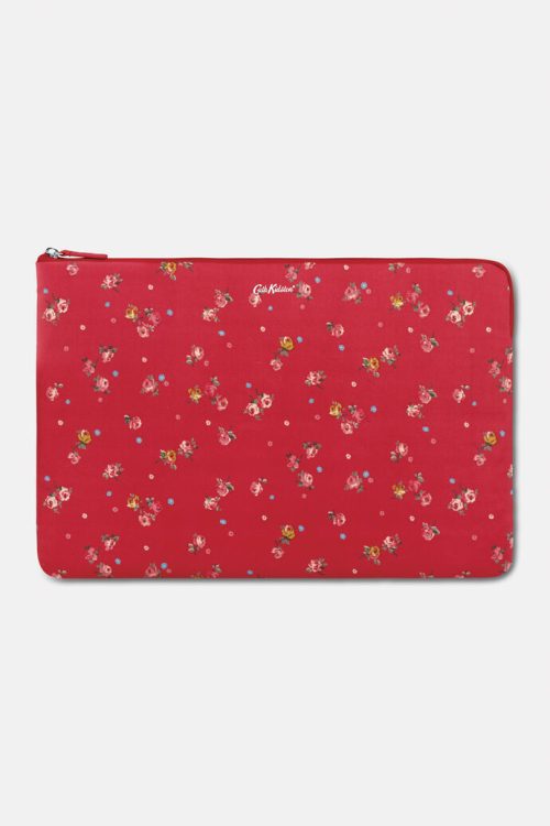 Cath Kidston Wimbourne Ditsy Rose Red 15 Inch Laptop Sleeve