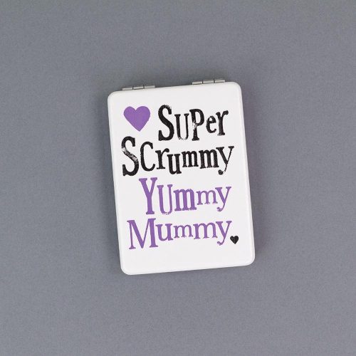 Super Scrummy Yummy Mummy Compact Mirror - The Bright Side
