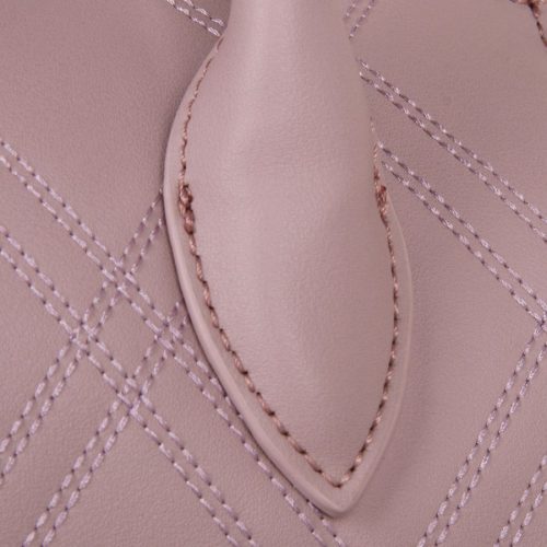 Red Cuckoo - 580 - Dusky Pink Stitch Detail Cross Body Grab Bag
