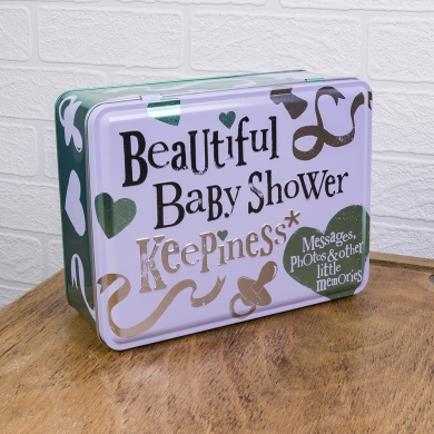 Beautiful Baby Shower Keepsake Tin - The Bright Side