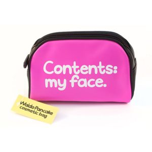 'Contents My Face' Make Up Bag - Waldo Pancake