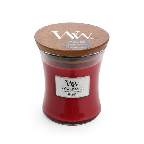 WoodWick Currant Medium Hourglass Candle, 275g