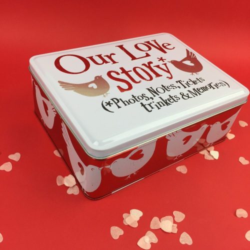 Our Love Story Keepsake Tin - The Bright Side