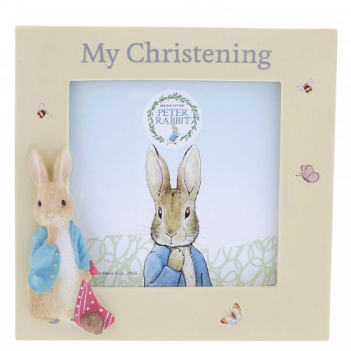 Peter Rabbit Christening Photo Frame - Beatrix Potter