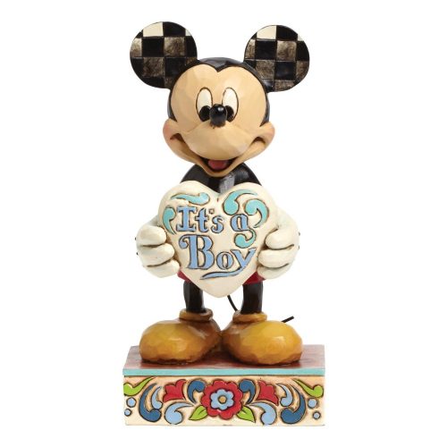 Disney Traditions Jim Shore Mickey Mouse 'It's A Boy!' Figurine