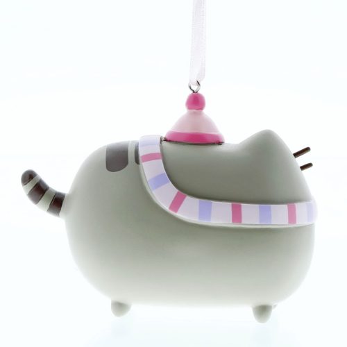 Pusheen with Winter Scarf Hanging Ornament