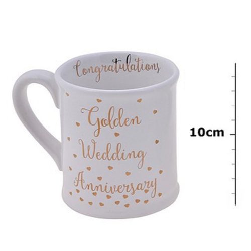 Golden Wedding Anniversary Mug
