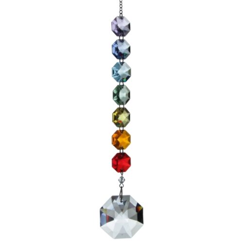 Crystal Radiance - Swarovski Crystal Octagon Rainbow Maker Sun Catcher