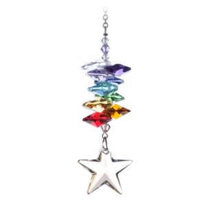 Medium Rainbow Cascade Star - Swarovski Crystal Rainbow Maker Sun Catcher