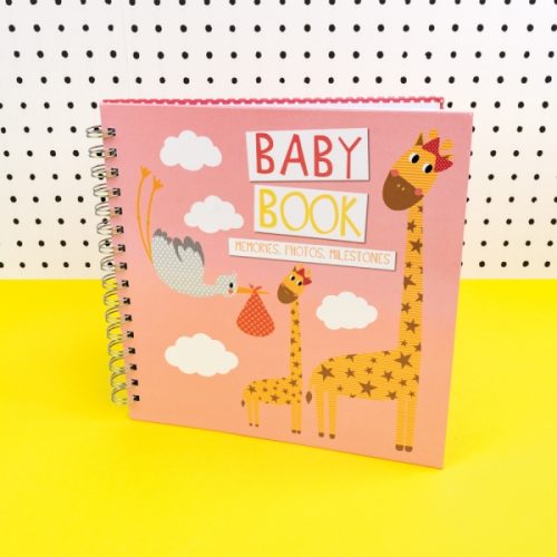 Pink Baby Girl Memories Book for Photos and Milestones - TICKBB02 - Tickle Collection - Really Good