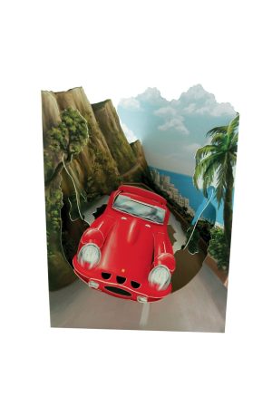 Santoro Sports Car Swing Card - Greetings and Birthday Card