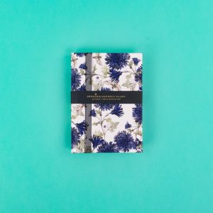 Jessica Russell Flint A6 Luxury Notebook with Moths and Cornflowers JRNBS03 - Soul UK