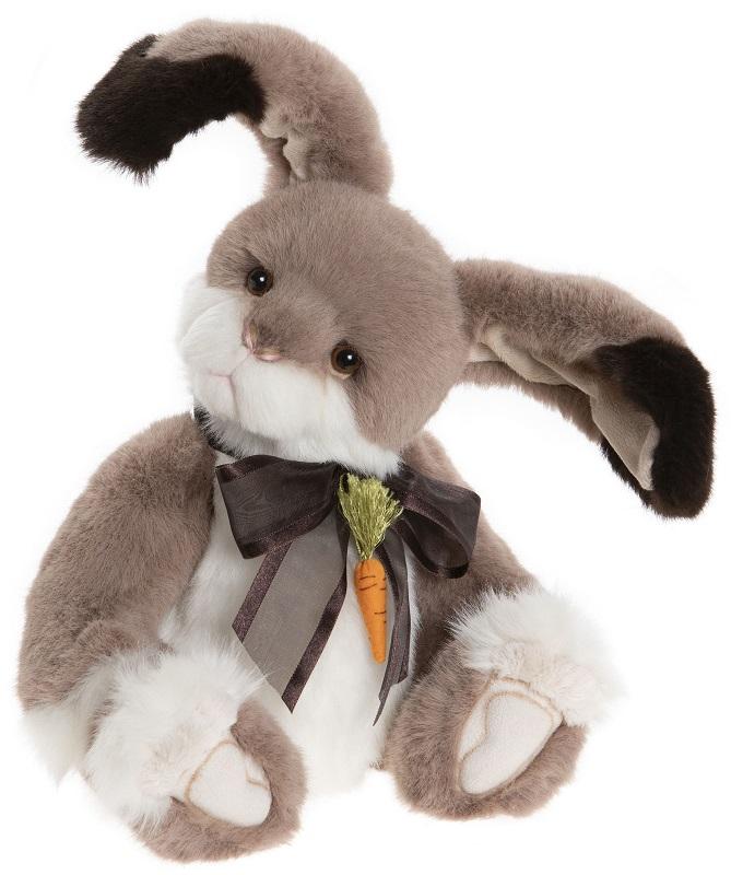 Carrot Top Bunny Rabbit, 35.5 cm – Charlie Bears Plush CB202045A