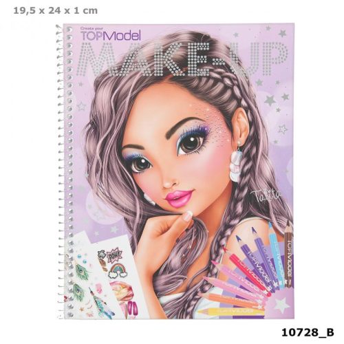 Create Your Top Model Makeup Colouring Book 10728 - Depesche