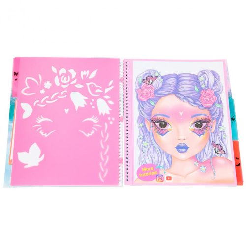 Create Your TOP Model Fantasy Face Colouring Book 11240 - Depesche