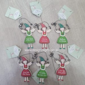'Fairies Welcome' Small Woodland Fairy Hanging Plaque - Langs