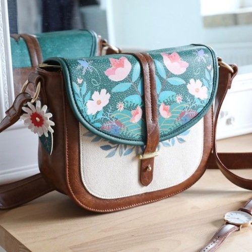 Secret Garden Fox Saddle Bag with Floral Design - Disaster Designs
