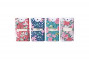 Willow and Rose Floral Hand Sanitiser Set of 4