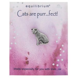 Natural World Cat Pin - Equilibrium