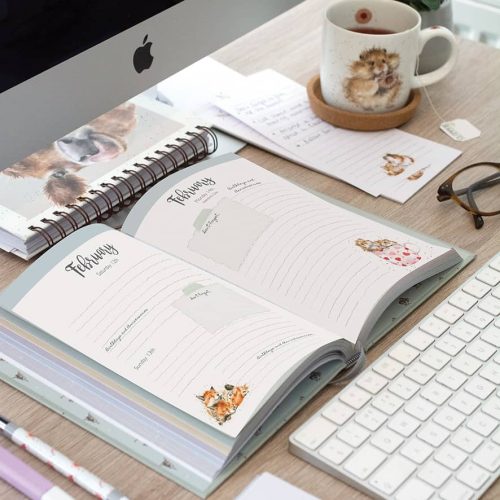 2022 Hardback Desk Diary - Wrendale Designs