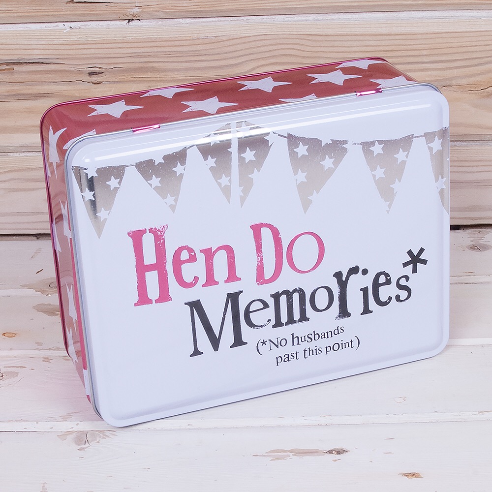Hen Do Memories No Husbands Past This Point Pink Tin Really Good Bright Side 