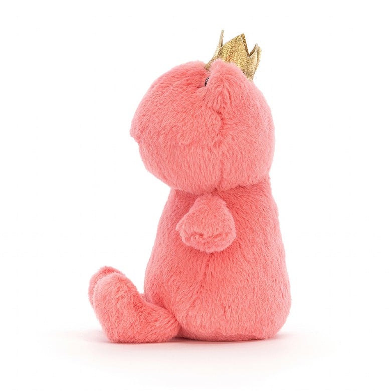 Jellycat Crowning Croaker Pink Frog - 12x8cm
