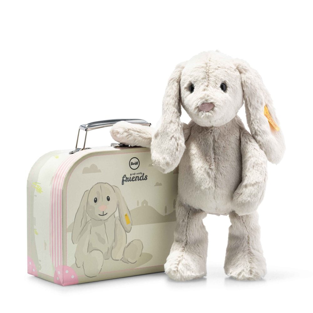 Steiff Soft Cuddly Friends Hoppie Rabbit in Suitcase - 080968