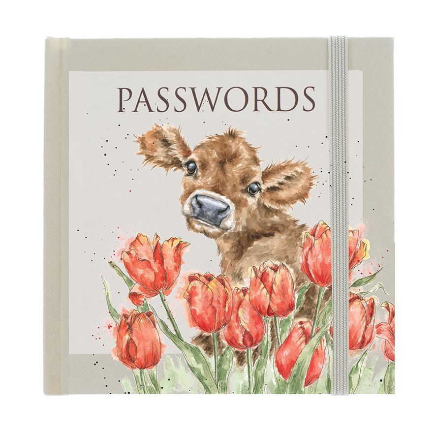 Bessie Cow Password Book - Wrendale Designs