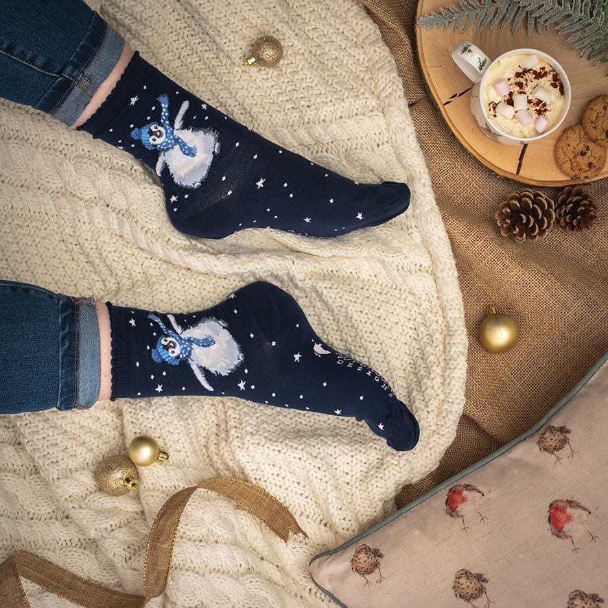 'Winter Wonderland’ Penguin Socks - Wrendale Designs