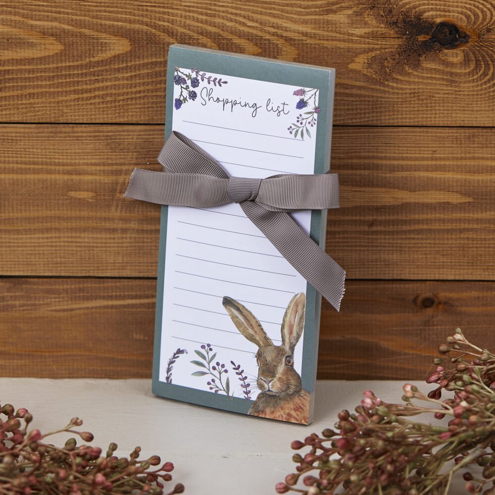 Woodland Hare Magnetic Shopping List Pad - Langs