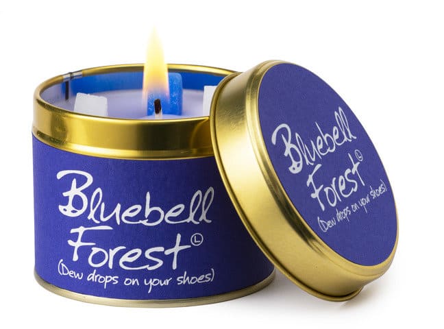 Lily-Flame Bluebell Forest Scented Candle Tin