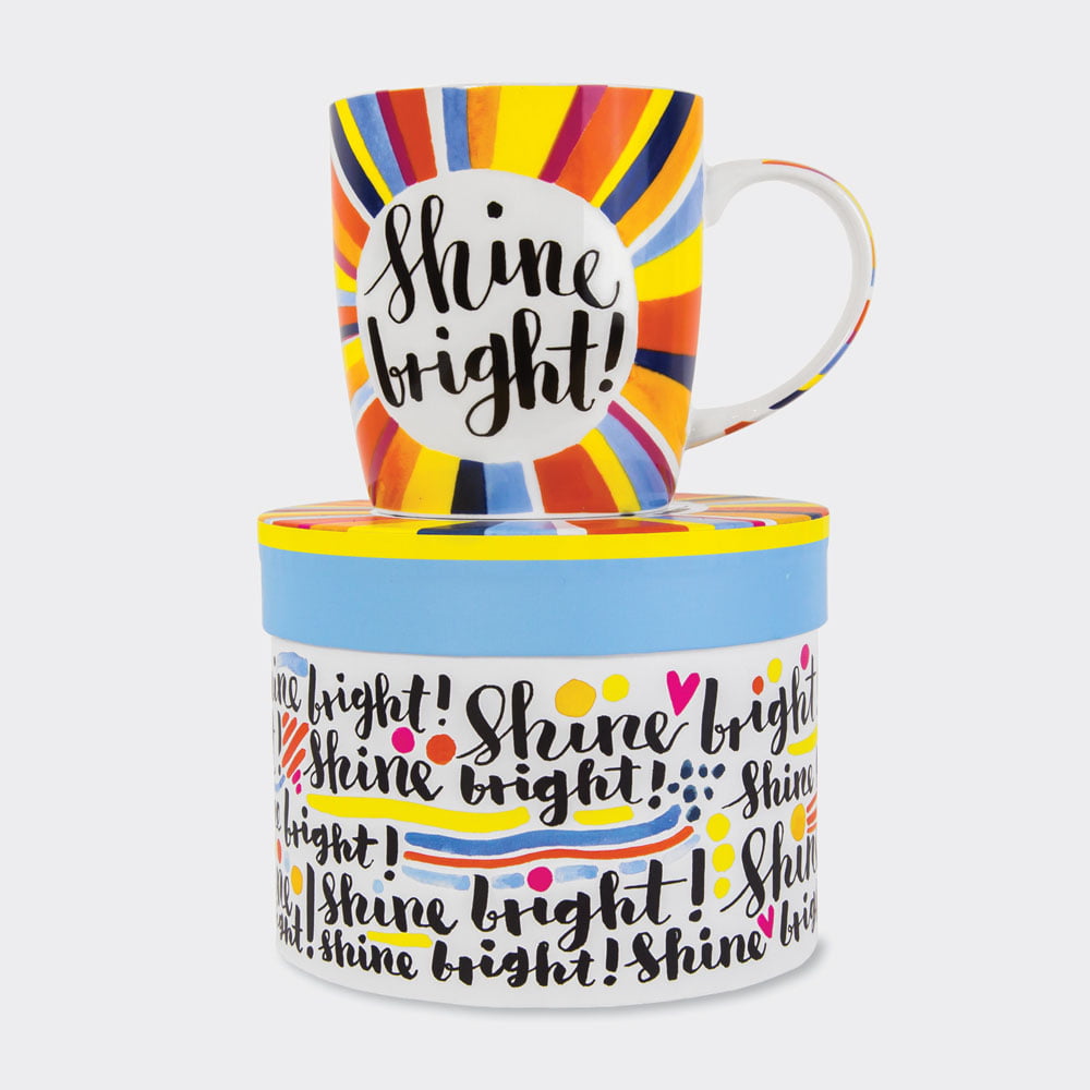 Shine Bright China Mug - Rachel Ellen Designs