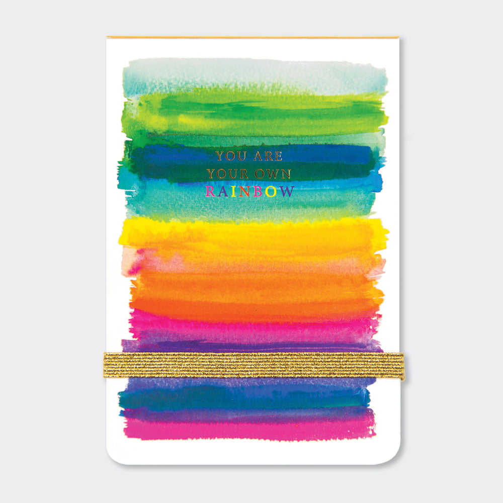You Are Your Own Rainbow A7 Mini Notepad - Rachel Ellen Designs